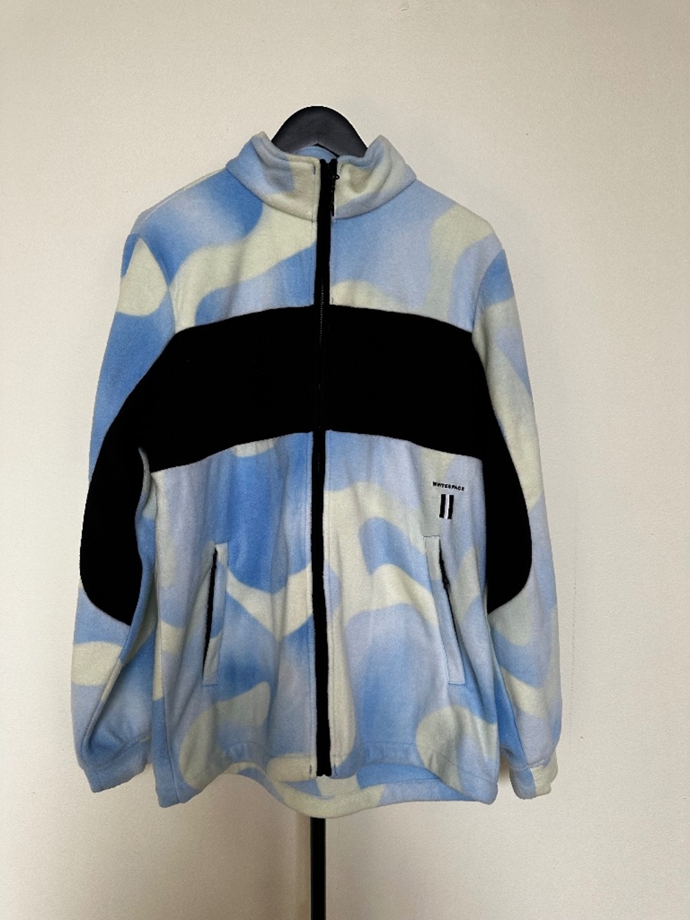 Whitespace Polar Fleece Full Zip Jacket Tie Dye Camo Size M